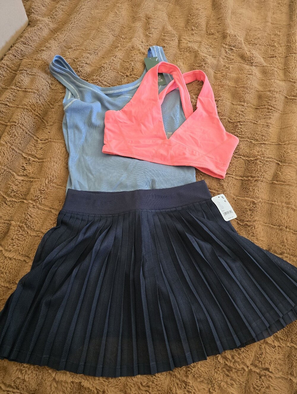Free People Movement Rally Ruffle Tennis Skort Bundle
